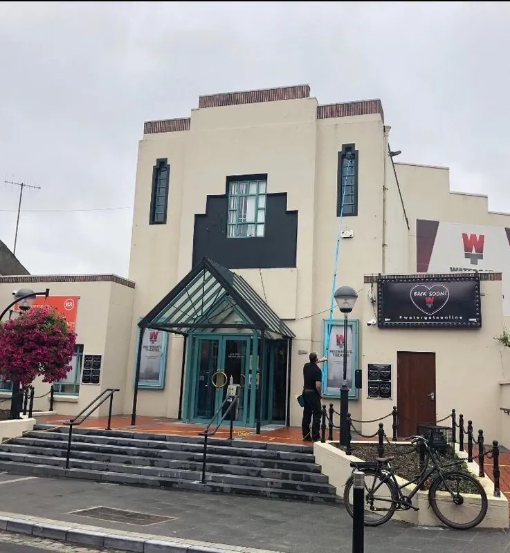 Art deco cinema front